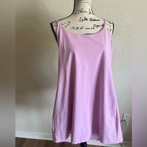 Abercrombie & Fitch Light Pink Travlers Casual Athletic Dress With Shorts